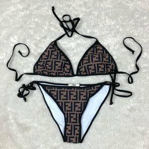 NWT Fendi 2 piece swimsuit